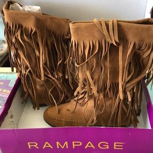 Chrisalee chestnut boots